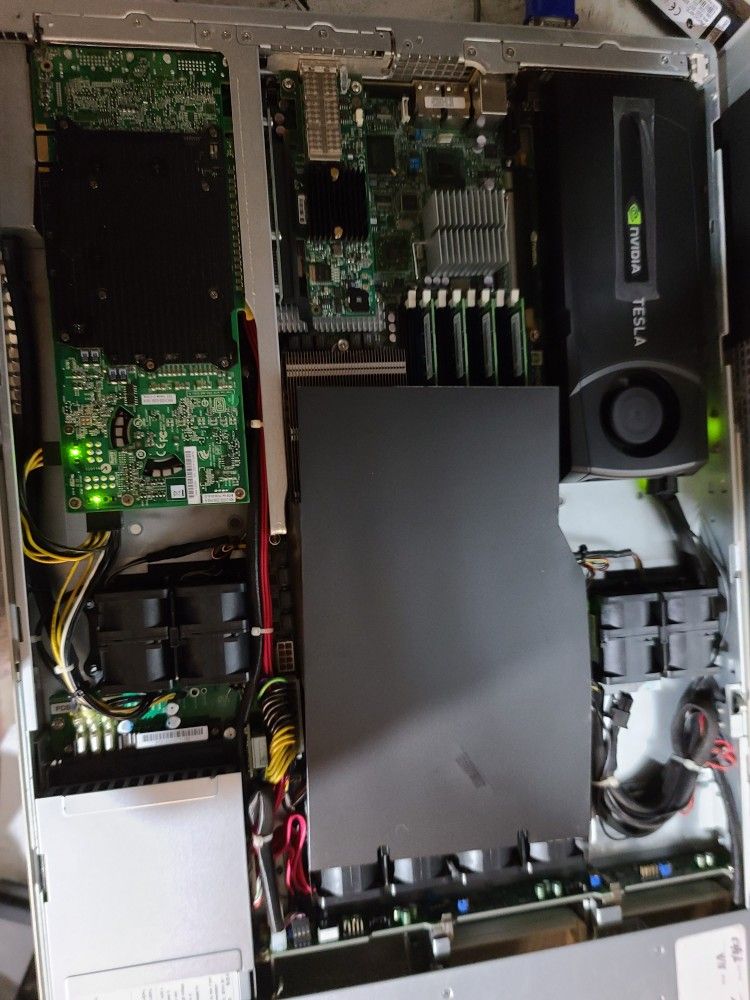APPRO 1423G 1U Server Dual AMD Opteron 6134 Dual NVIDIA Tesla C2050 SuperMicro H8DGG-QF 32GB RAM 16 Core