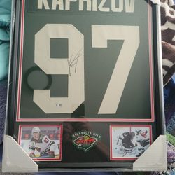 Autographed Framed Jersey Karill Kaprizov