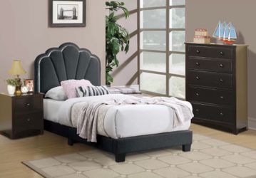 Twin bed w/lights