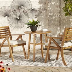 Patio Outdoor Garden Furniture; 2 Chairs and Table Set ❤️No Needed Credit Check 💛 $39 Down Payment with Financing2029