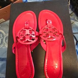 Pink tory burch sandals