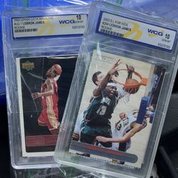 Lebron James Rookie Card 2 Graded 10 Lebron James Rookie Cards $1000 Pick Up Will Also Ship Through Cash App Or Pay Pal