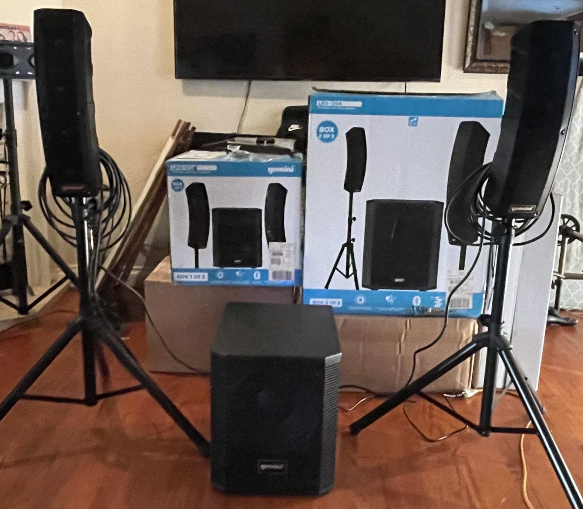 Portable Line Array Speaker System - Gemini LRX-1204