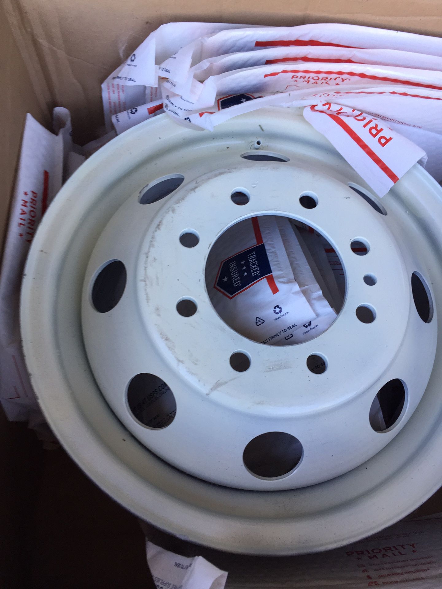 2001 Ford F-350 steel wheels for Dually set of 2