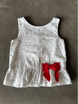 Janie and Jack Size 5 July 4th Top