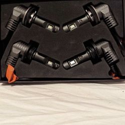 Car Led Headlights 2 COMPLETE KITs  4 BULBS.  Headlights And Fog Lights Bundle Deal And Free License Plate And Reverse 