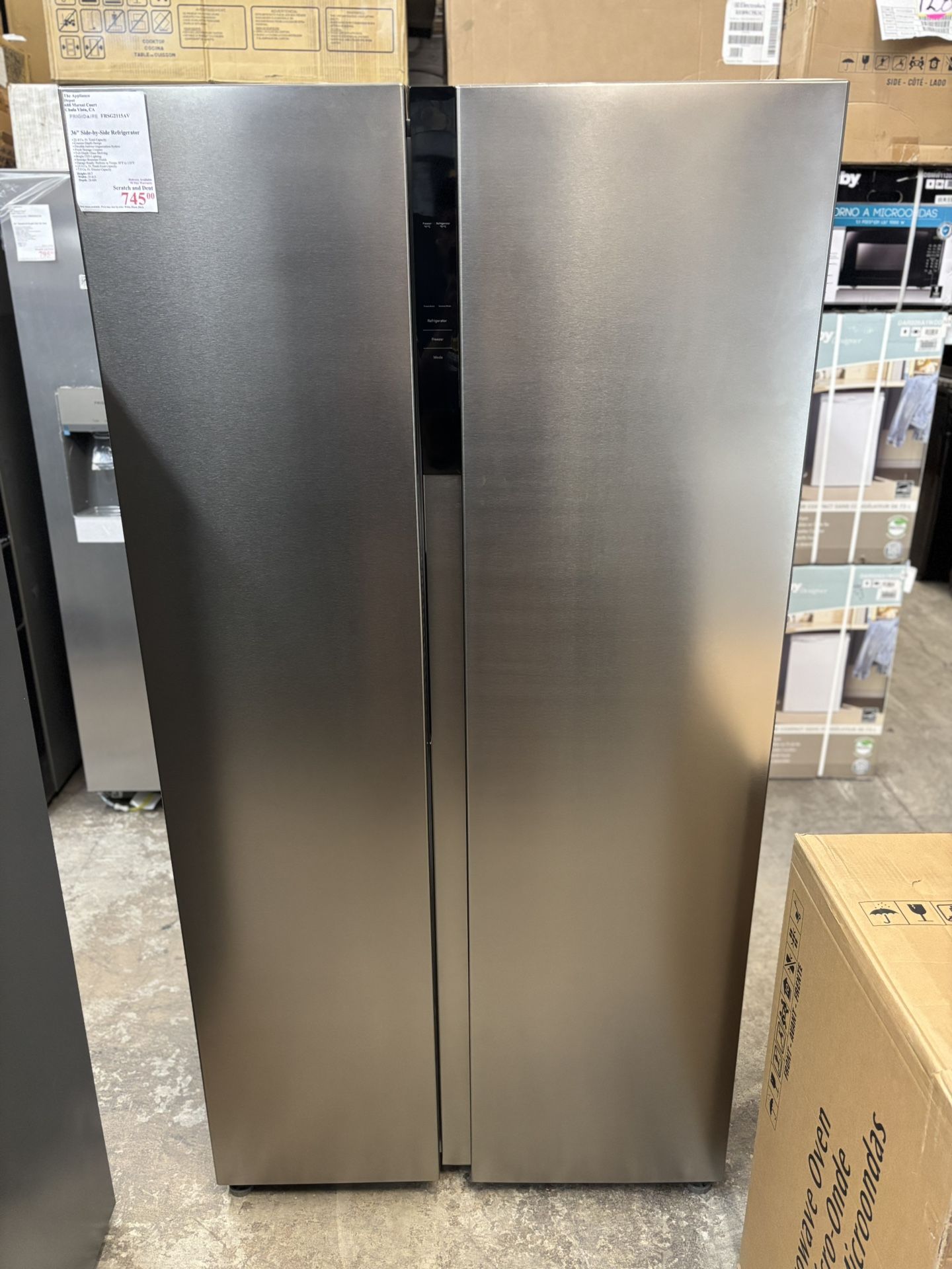 New FRIGIDAIRE 36" Side-by-Side Refrigerator