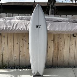 6’6” DK Swordfish Quad Fish Surfboard 