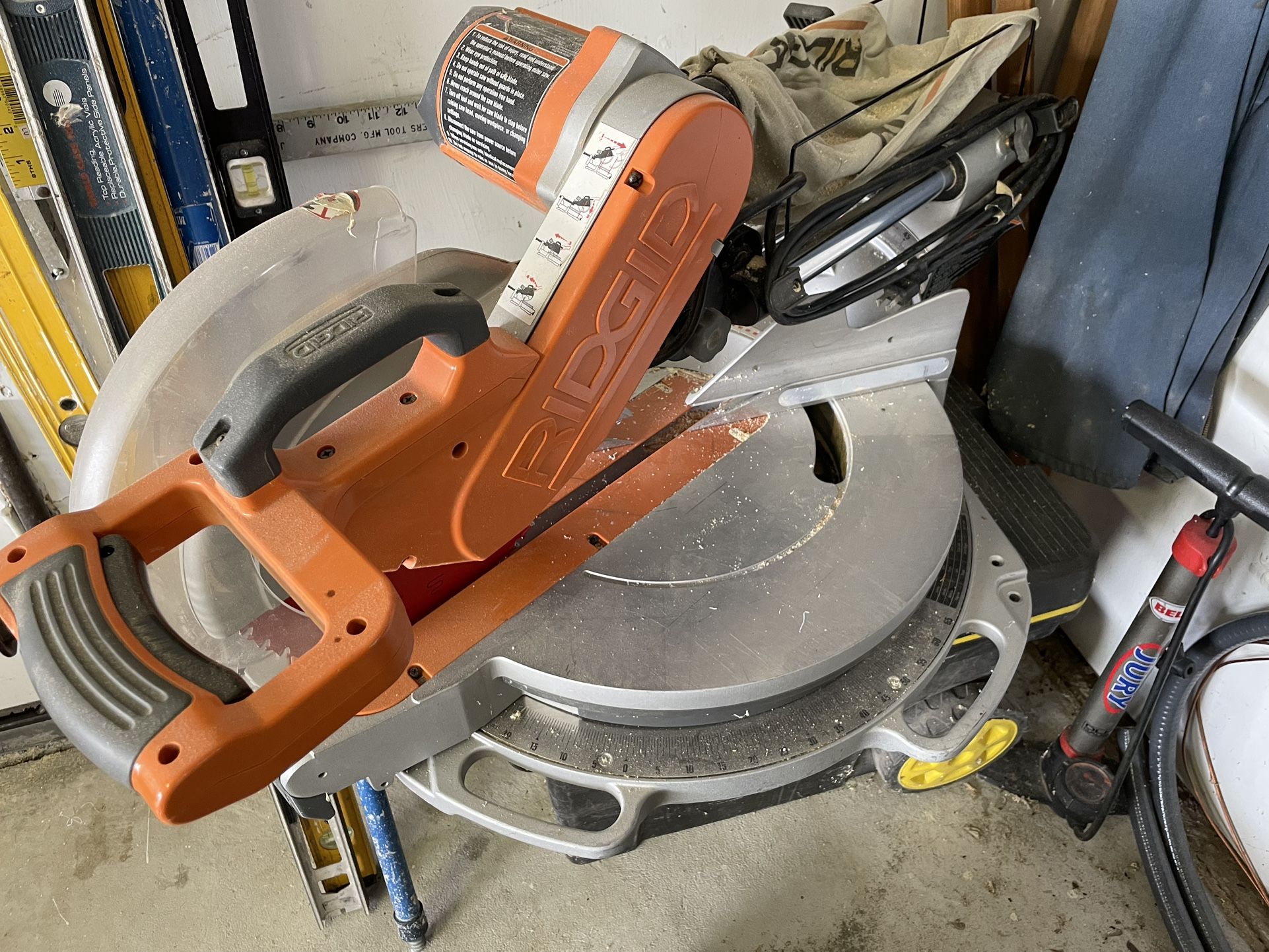 Ridgid 12” Compound Saw.