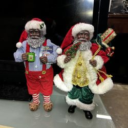 Santa Decorative Figurines Set of 2