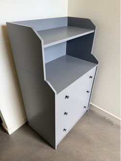IKEA HAUGA 3-drawer dresser with shelf