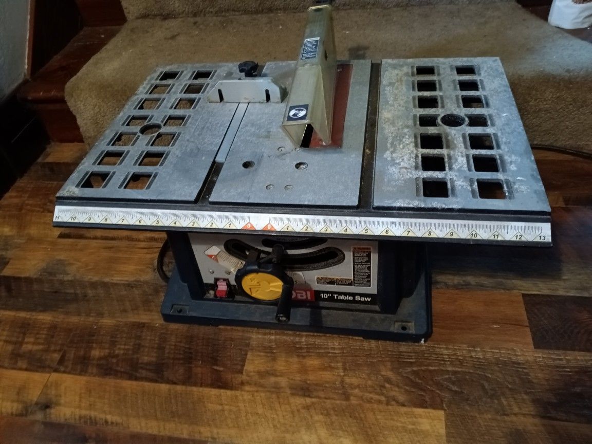 Ryobi 10 Inch Corded Tabletop Table Saw