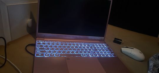 bronze gold gaming laptop.