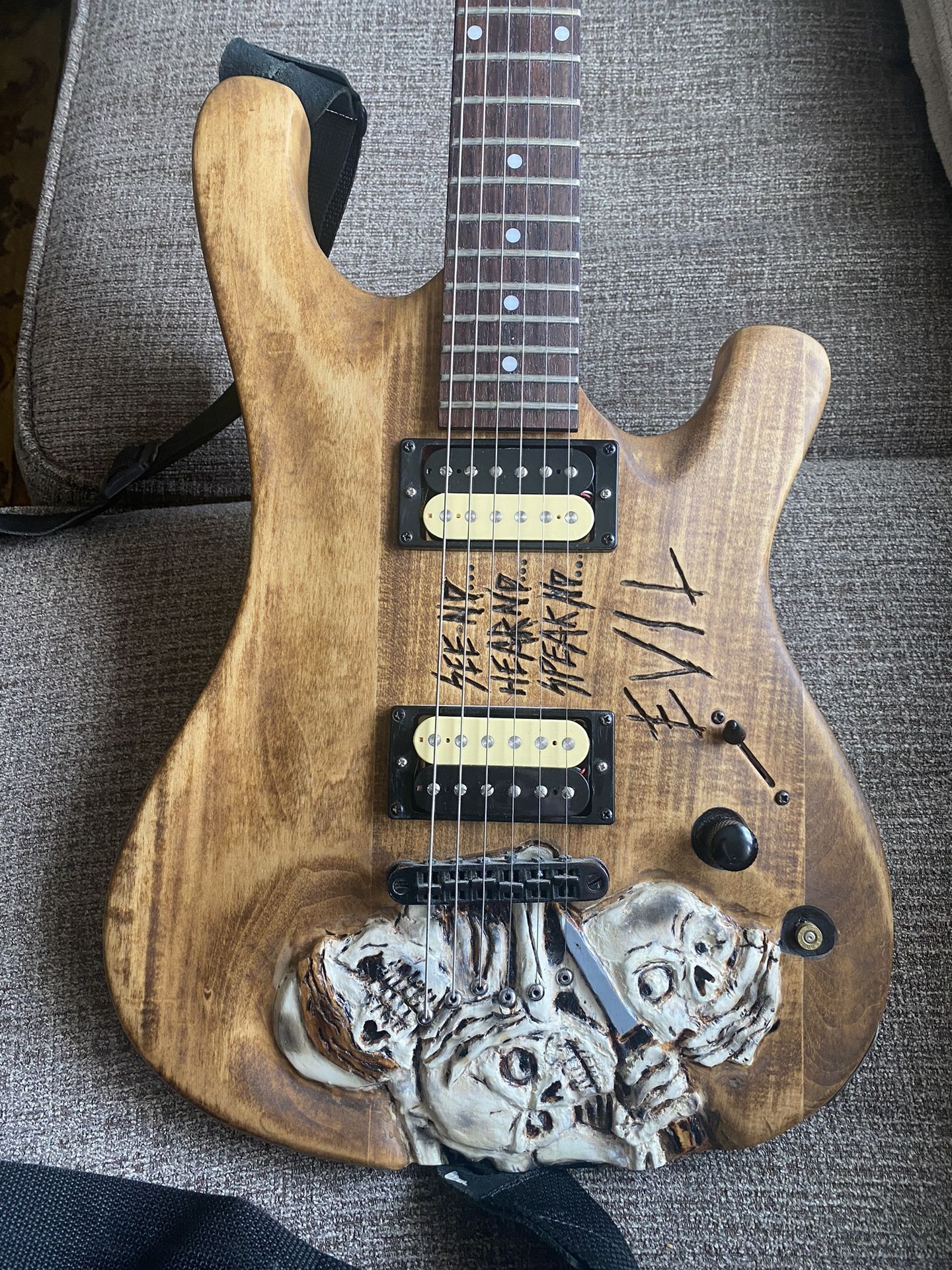 Custom Carved Gutair