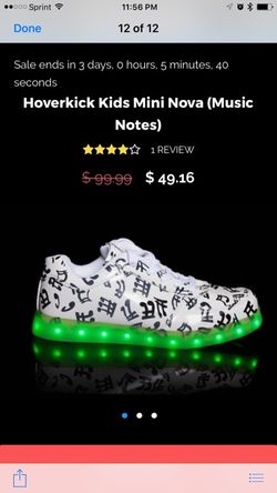 LIGHT UP SHOES 7.6