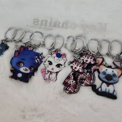 Kitty Cat Keychains 