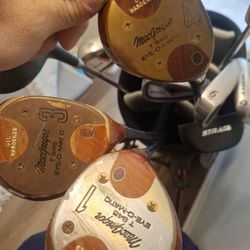 Vintage MacGregor Eye-O-Matic T945 Persimmon Woods Set (1,3,4)