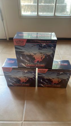 Pokémon Chaos Rising Elite Trainer Boxes – Factory Sealed