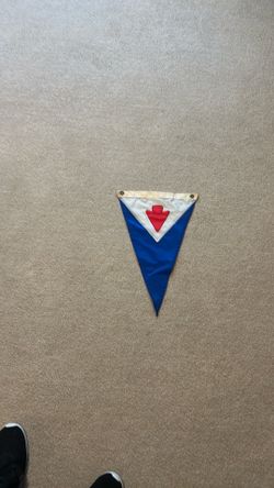 Vintage nautical pennant