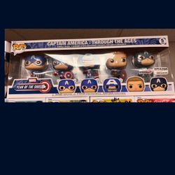 Captain America Funko Pop Set