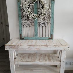 farmhouse entry way table