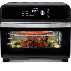 Instant Omni 19QT/18L Toaster Oven Air Fryer, 7-in-1 Functions, Fits 12" Pizza, Crisps, Broils, Bakes, Roasts, Toasts, Warms, Convection, 100+ In-App 