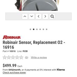 Robinair 16916 Replacement sensor