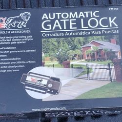 Mighty Mule Automatic Gate Lock. Model FM143