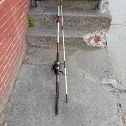 Three Saltwate Fishingr Rods Two Freshwater Rods