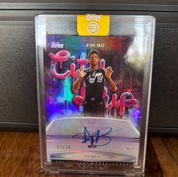 Ace Bailey Rookie Topps /10 autograph refractor