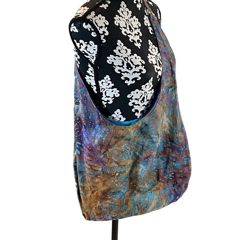 Thailand Boho Multicolored Floral Print Crossbody Bag