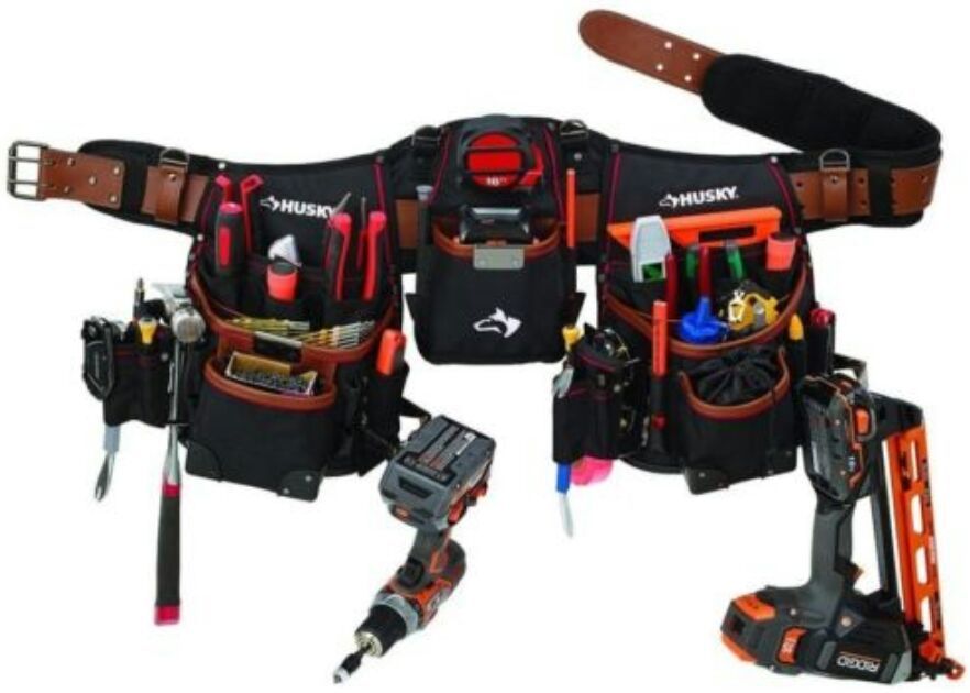 Husky 21 pocket Leather Tool Belt