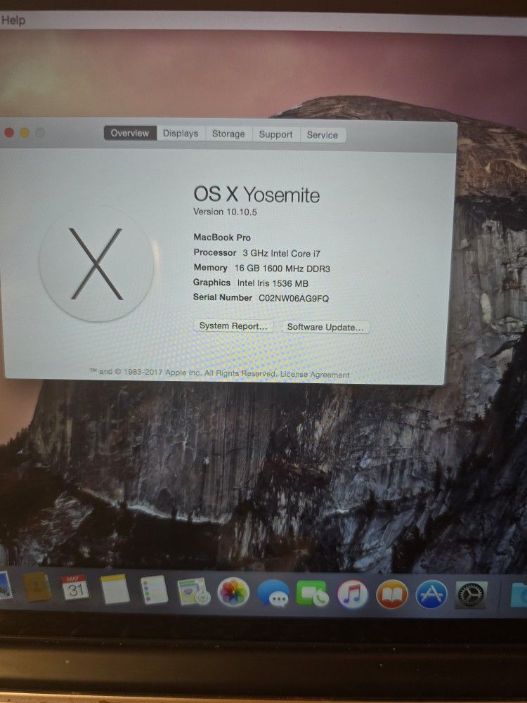 Macbook Pro Model A1502