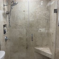 Grass Shower panel and door W57” X H 72”