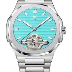RollsTimi Pagani Design Men's Watch, PD-YS025, Men's Automatic, Skeleton Tourbillon, Business Mechanical Movement, Sporty Sapphire Lens, Stainless Ste