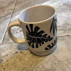 Monstera Glass Plant Mug (brand New)