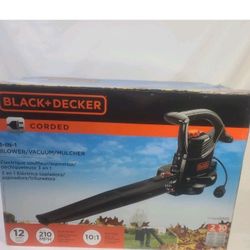 BLACK+DECKER 12 Amp Blower/Vacuum/Mulcher - BV3100