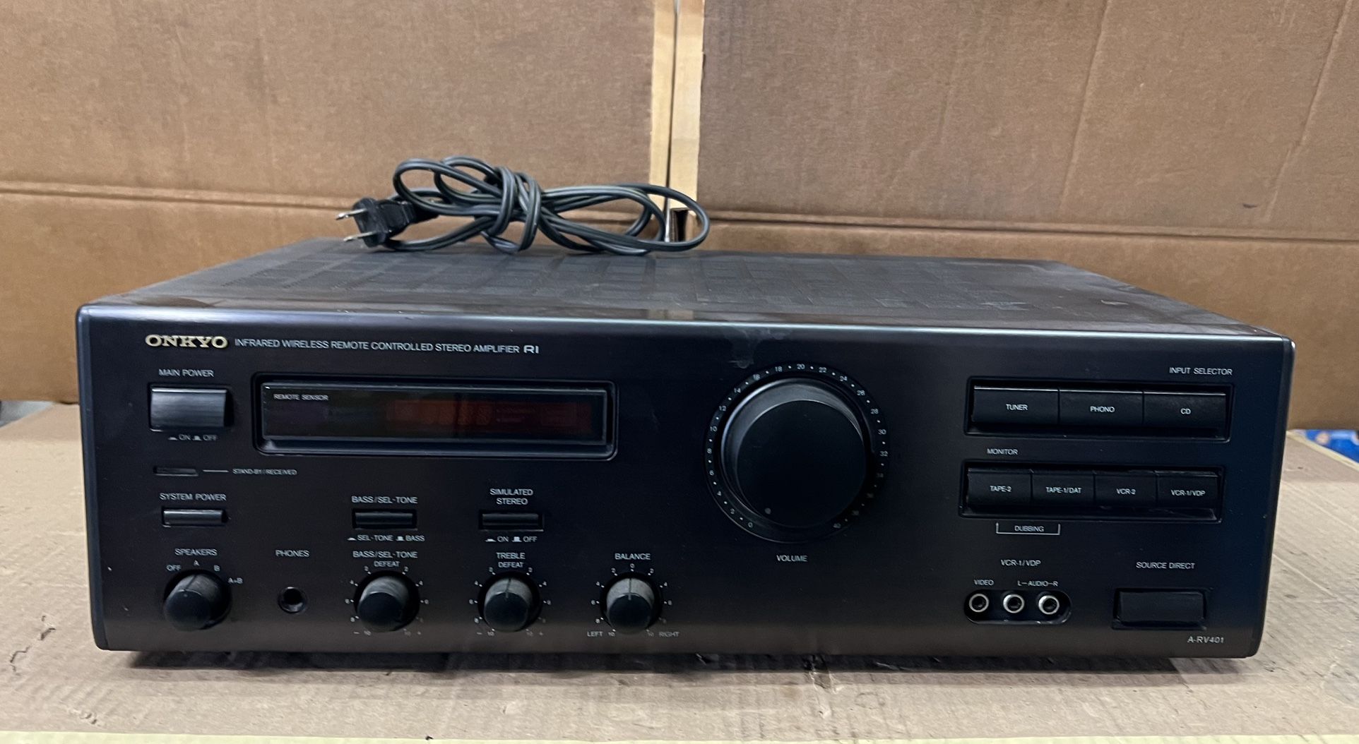ONKYO A-RV401 Integrated AV Stereo Amplifier