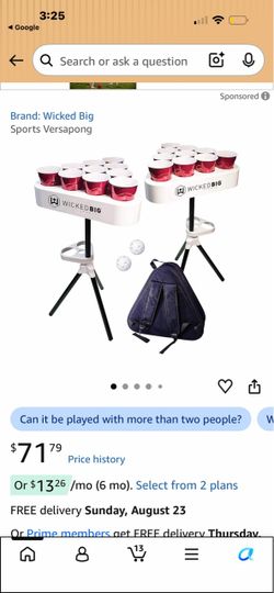 Portable beer pong