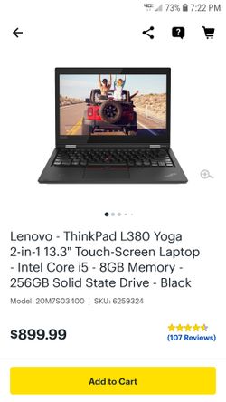 Lenovo yoga thinkpad mint condition.