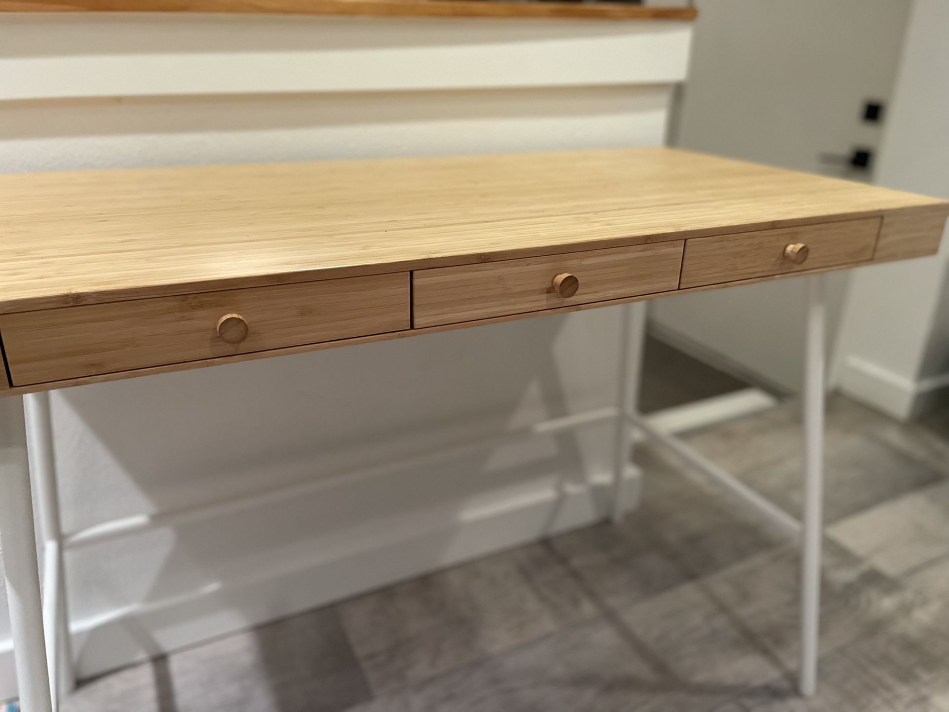 IKEA Lillasen Desk with Bamboo