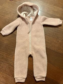 Carter’s warm, hooded jumpsuit, size 18 months