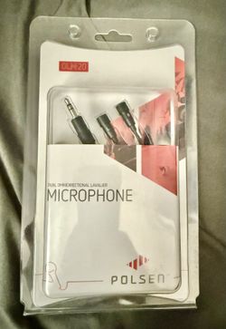 Polsen Audio Dual Omnidirectional Lavalier Microphone