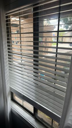 Faux Wood Blinds New In Box Textured Wood Grain