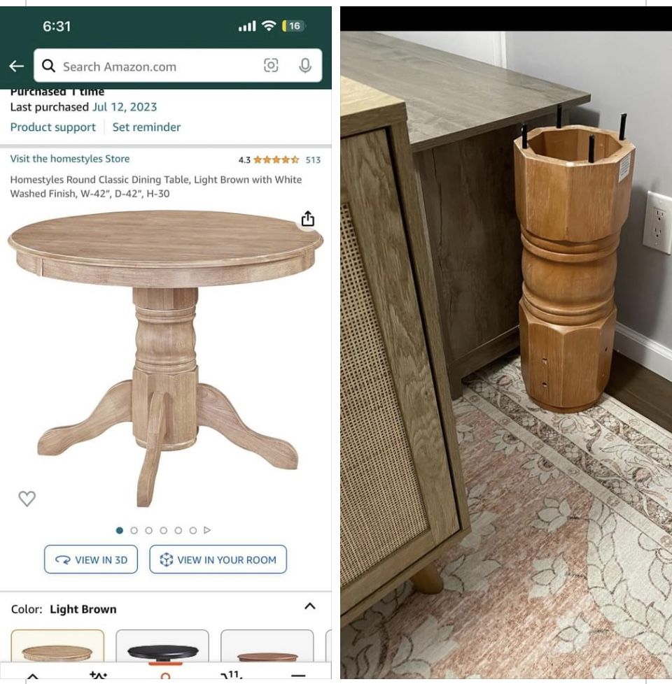 Brand New Round Dining Room Table