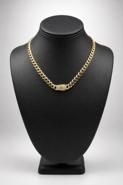 HERMOSA CADENA TIPO MONACO DE ORO