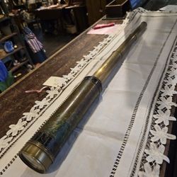 Antique Brass Maritime Telescope
