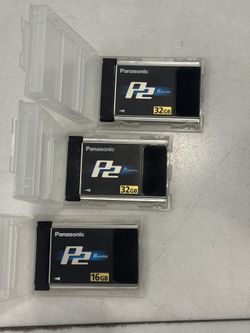 Panasonic P2 Cards  X3 (R-Series)