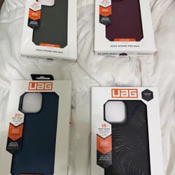 UAG Iphone proMax 16 cases NEW