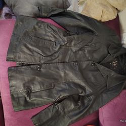 Vintage leather coat
